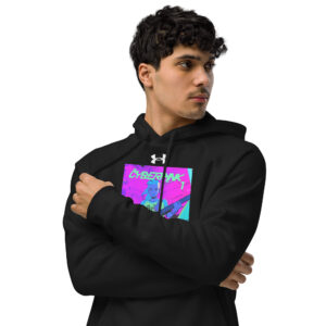 Cyberpink® x GlobalComix: First-Drop Edition Under Armour® hoodie - Image 3