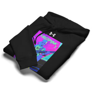 Cyberpink® x GlobalComix: First-Drop Edition Under Armour® hoodie - Image 4