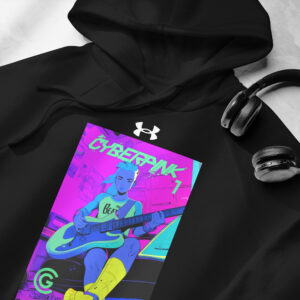 Cyberpink® x GlobalComix: First-Drop Edition Under Armour® hoodie