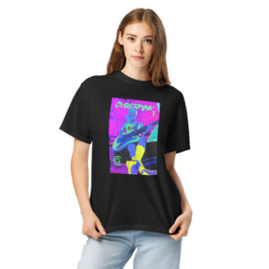 (UNISEX) Cyberpink® x GlobalComix: First-Drop Edition Unisex garment-dyed heavyweight t-shirt